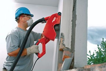 HILTI DCH 300 110v Electric Cutter

Dry electric hand-held diamond cutter, up to 120 mm cutting depth with 305 mm blade
Diamond wear is charged by the mm on this machine