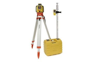 Laser level kit (includes tripod and staff.
 