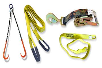 We keep a good selection of Lifting Slings,Shackles and Ratchet Straps.